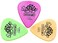 Mike Music Dunlop Guiar Picks(Dunlop 0.6 0.88 1.14 3/pc)