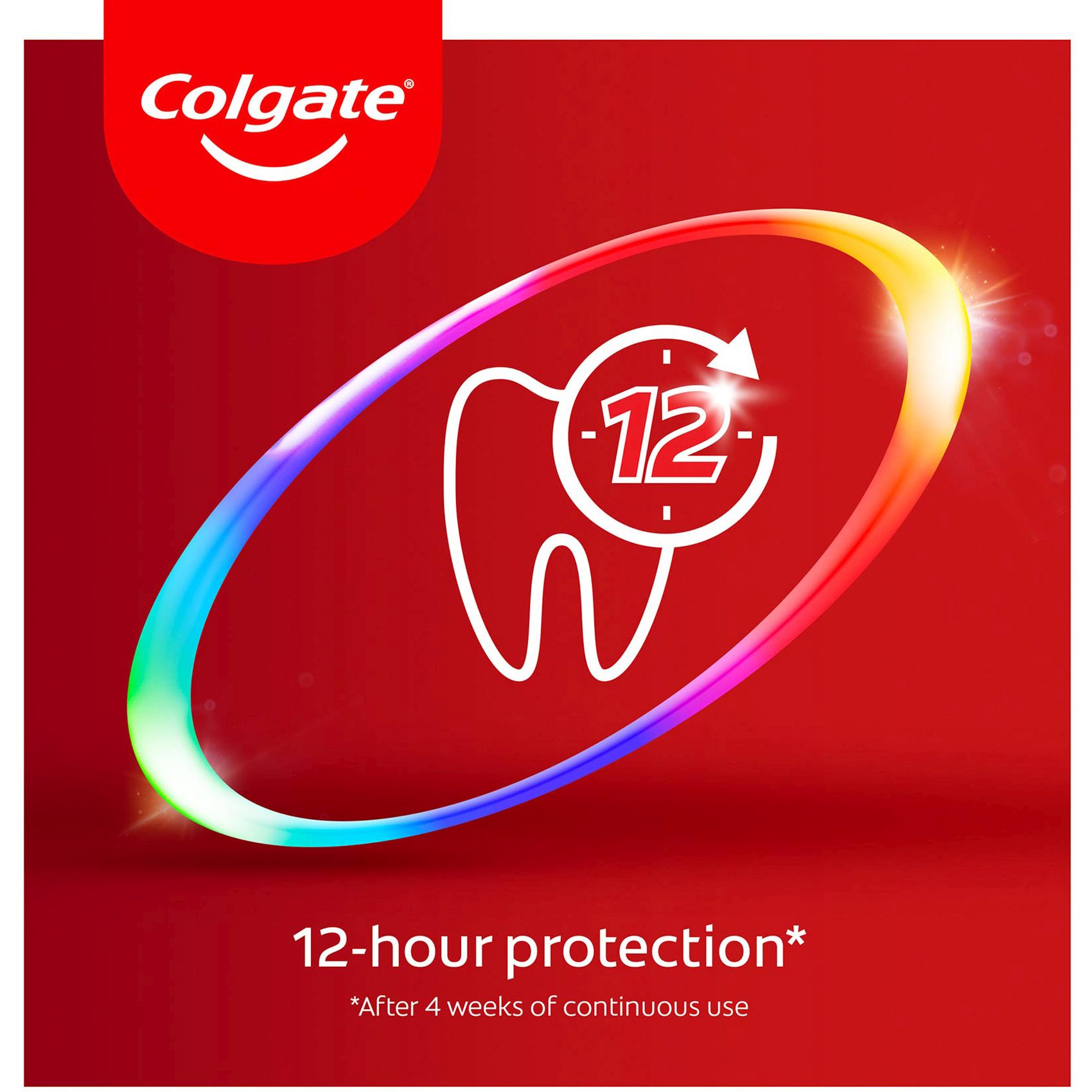 Colgate Total 12 Hour Protection Advanced Whitening Toothpaste Pump 100ml