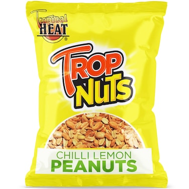 Tropical Heat Snacks TropNuts Chilli Lemon Peanuts 150g