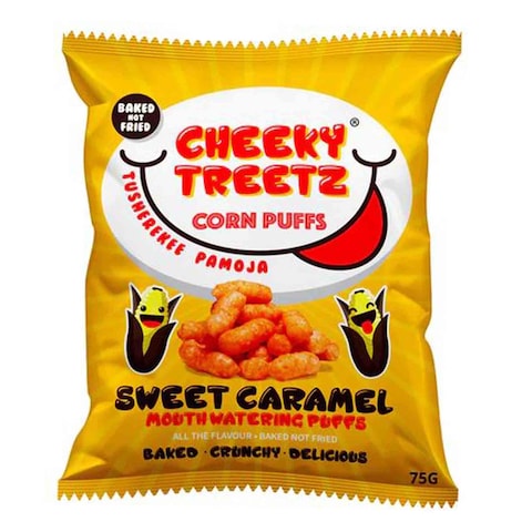 CHEEKY TREETZ CARAMEL CORN PUFF 75G