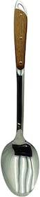راج - مقبض خشبي تغطية بالحساء ملعقة 38CM-Rw0001