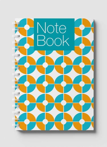 Lowha Spiral Notebook With 60 Sheets And Hard Paper Covers With Seamless Design, For Jotting Notes And Reminders, For Work, University, School