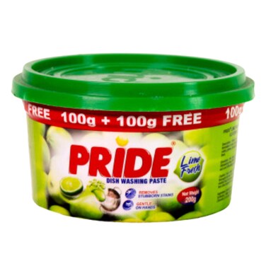 Pride Dishwashing Paste Lime 200g