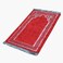 Sundus Prayer Rug In Elegant Cylindrical Box - Al-Madina (Red)
