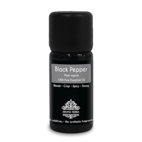 Aroma Tierra - Black Pepper Essential Oil - Aroma Tierra - 100% Pure &amp; Natural - 10Ml