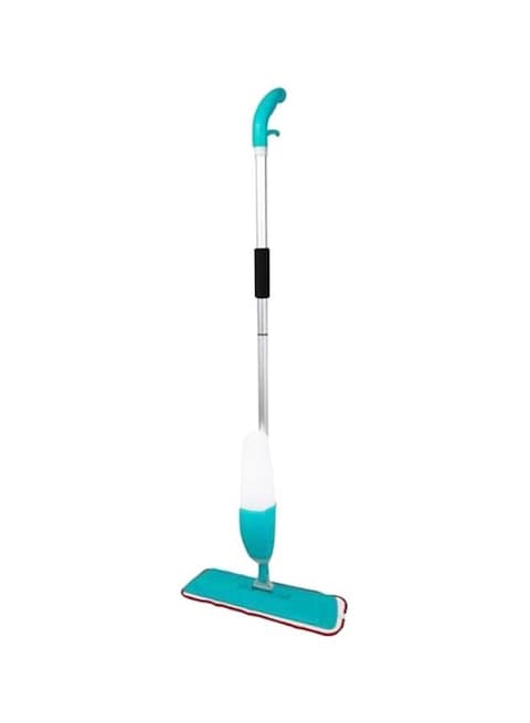 Generic Cleaning Spray Mop With Cleaning Pad Green/White/Silver 125Centimeter