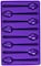 Generic Silicone Spoon Mold, Purple