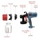 High Power HVLP Electric Paint Sprayer with 1000ml Container - Jog Wheel Flow Control - Lightweight &amp; Detachable Design - Copper Nozzles - Easy Cleaning Electric Spray Gun