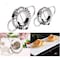 KASTWAVE Stainless Steel Dumpling Maker 2 Pcs Small and Large Dumpling Mold Dough Press Cutter Wrapper Pie Crimper Pastry Tools Ravioli Mould