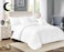 Sleep Night Hotel Comforter 4 Pieces Set Single Size 160x210cm 100% Cotton With Zipper Closure White