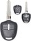 Rubik Replacement Housing Shell Remote Blank Key Case Fob 2 Button For MITSUBISHI Lancer Evolution Grandis Outlander, Right Blade