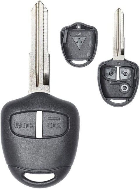 Rubik Replacement Housing Shell Remote Blank Key Case Fob 2 Button For MITSUBISHI Lancer Evolution Grandis Outlander, Right Blade