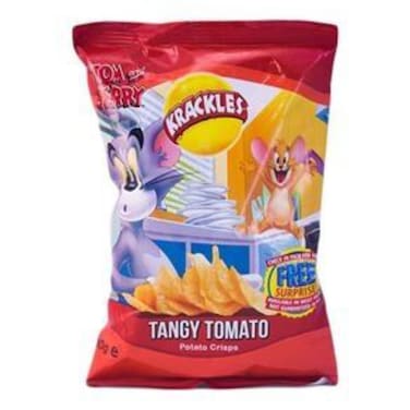 Krackles Toons Tangy Tomato Potato Chips 30G