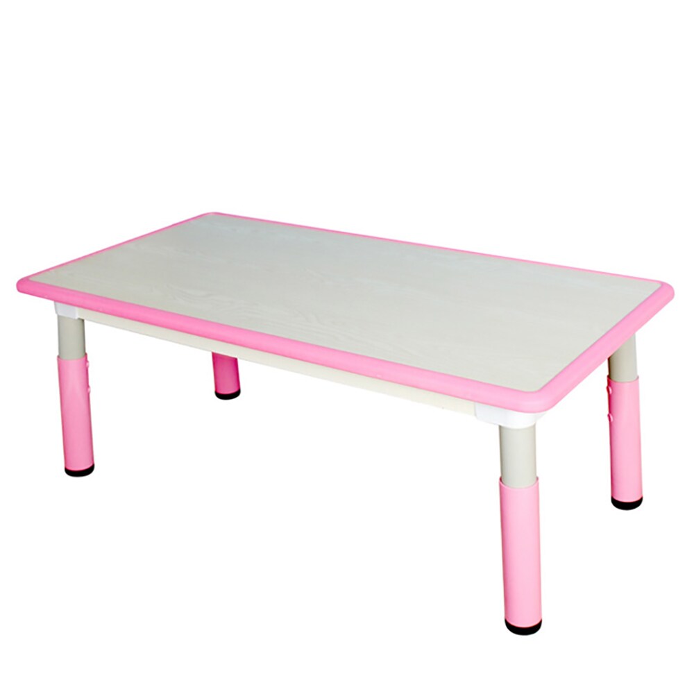 Buy Preschool Pink Rectangle Adjustable Study Table Online | Carrefour UAE