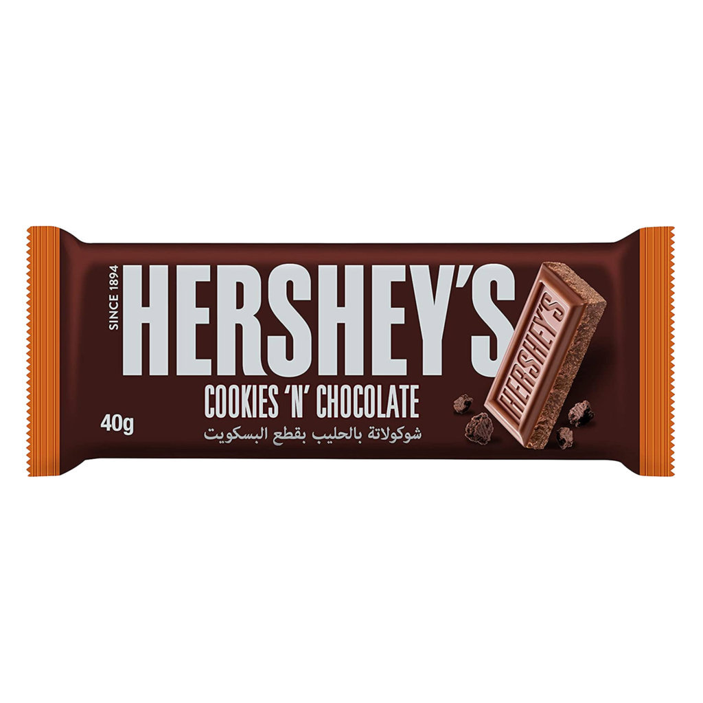 Hershey&#39;s Cookies N Chocolate Bar 40g