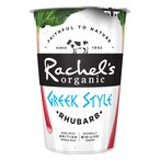 Buy Rachels Organic Greek Style Rhubarb Yoghurt 450g in UAE