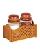 Delcasa Salt And Pepper Set Clear/Brown