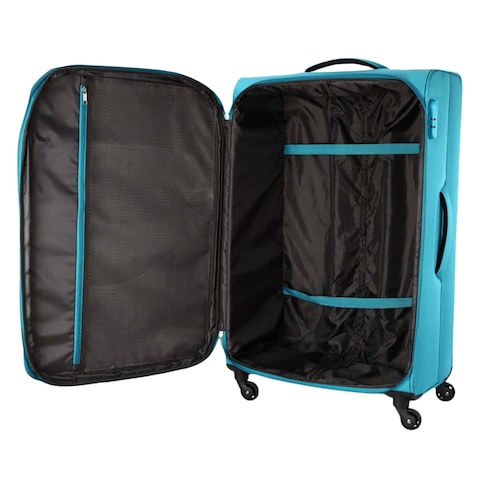 AMT STANFORD TROLLEY BAG 55CM AQUA