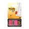 3M Post It Flags Bright Pink Color 68021. 1 x 1.7 in 25.4 mm x 43.2 mm 50 FlagsPack