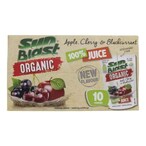 Buy Sun Blast Organic No Added Sugar Apple Cherry And Blackcurrant Juice 200ml Pack of 10 in UAE