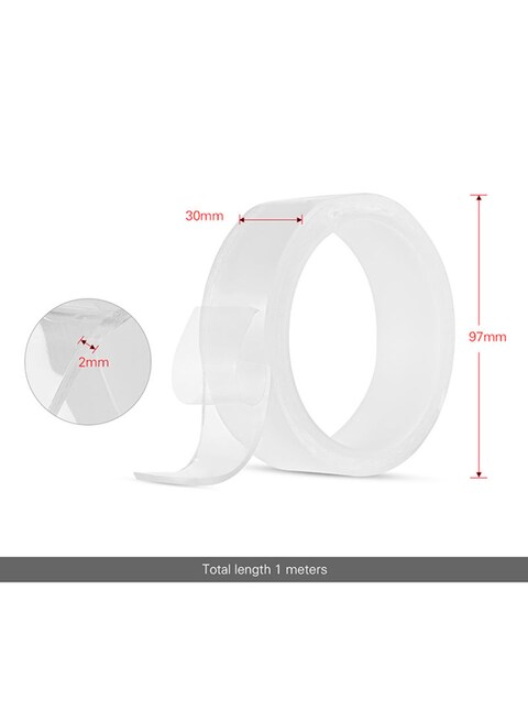 Generic - Reusable Double-Sided Adhesive Tape White