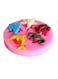 Generic Dolphin Crab Starfish Seahorse Fish Cake Mold Pink