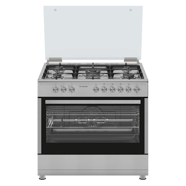 أريستون طباخ 5 شعلات AM9GC6KCX/ME - فضي 90×60 سم