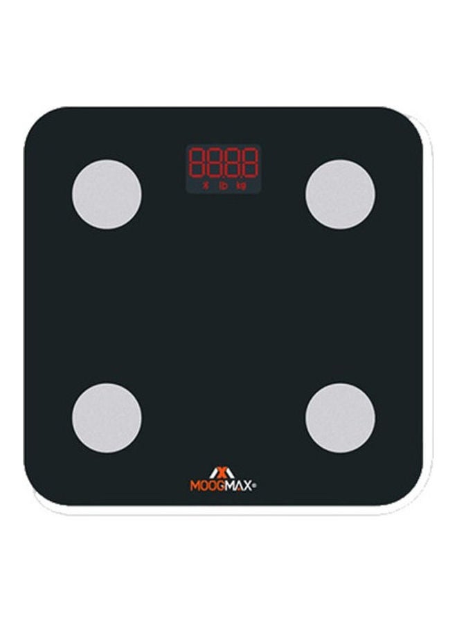 Buy Moogmax Wireless Smart Scale Black/White 60X55cm Online | Carrefour KSA