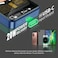Promate LucidPack-10 Premium 10000mAh Transparent Battery Pack 15W Magnetic Charging 20W USB-C Power Delivery Port Over Charging Protection for iPhone 13/14/15