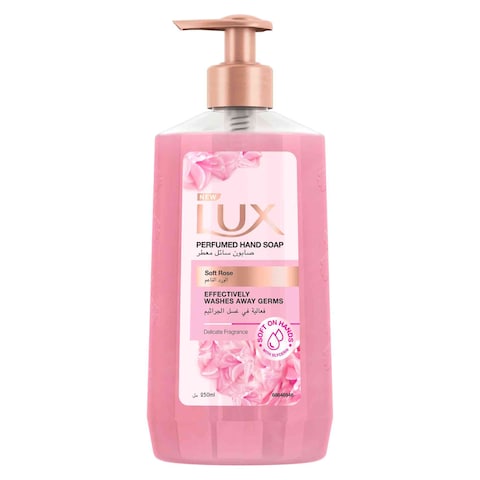 Lux Perfumed Liquid Hand Wash Soft Rose 250ml