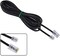 RJ11 6P4C to RJ45 8P8C Black Telephone Plug Connector Cable Handmade (10M)