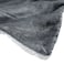 Soft Sheep Reversible Sherpa Blanket Throw Blanket King Size Grey 220x240 cm