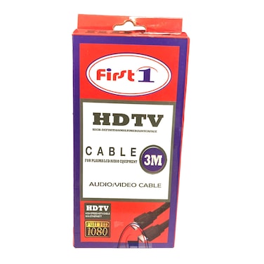 فيرست وان كابل اتش دي تي في - 3 متر