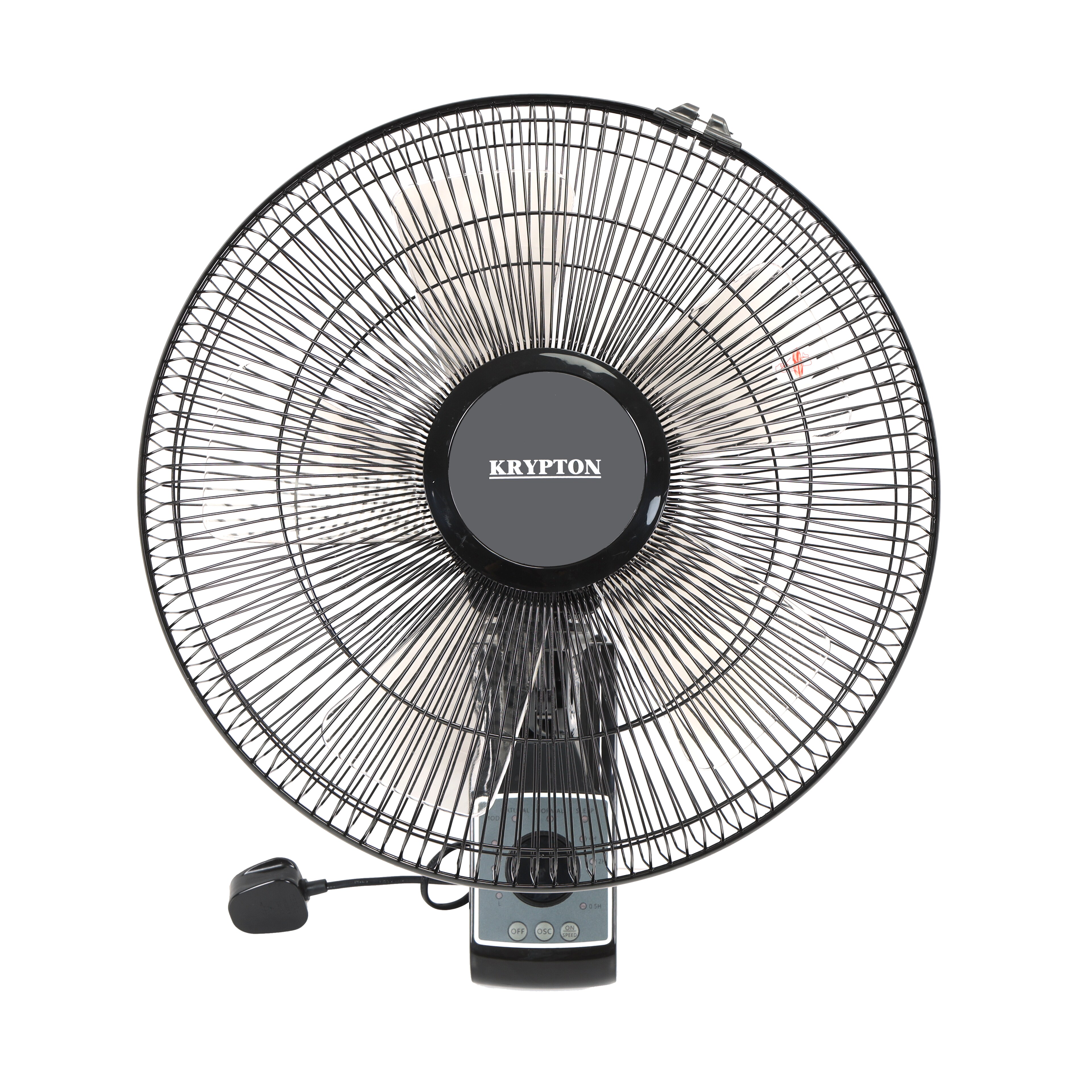 Buy Krypton Wall Mounted Remote Control Electric Cooling Fan - Timer ...