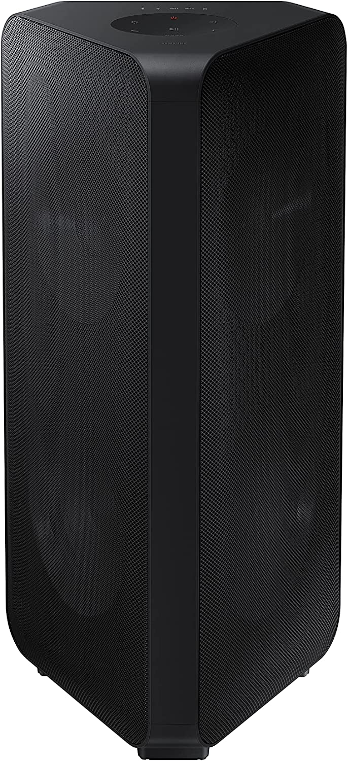 Samsung MX ST40B Sound Tower, 160W High Power Party Speaker, Water Resistant, In Built Battery, Bluetooth Connectivity, Black, MX ST40B/ZN