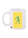 Spongebob Printed Mug White/Yellow/Green Standard Size