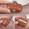 Docooler - PU Leather Case Wireless Earphone Cover Cases Compatible with Airpods Pro Headphone Box Protective Case with Climbing Hook