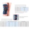 Generic-2PCS Men Women Knee Pad Knee Compression Sleeve Knitted Fabric Joint Pain-Relief Football Knee Brace