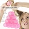 10pcs Self Grip Hair Rollers Pro Salon Hairdressing CurlersProfessional Hair Salon tool(Red)