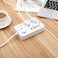 Power Strip Surge Protector with USB- Extension Cord Flat Plug with Widely 3 AC Outlet and 6 USB, Small Desktop Station with 6 ft Power Cord, Compact Socket