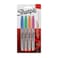 Sharpie Pastel Fine Tip Permanent Marker MultiColor 4 count