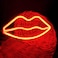 Lips Neon LED Light Red Colour 26x14cm