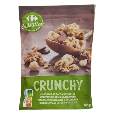 Carrefour Doypack Cereales Muelsi Crunchy Chocolat Milk 500GR