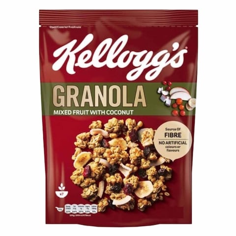 Kellogg&#39;s Granola Mixed Fruit with Coconut 380g