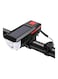 Generic Waterproof Solar-Usb Charging Bike Light Horn 11X4X3.5cm