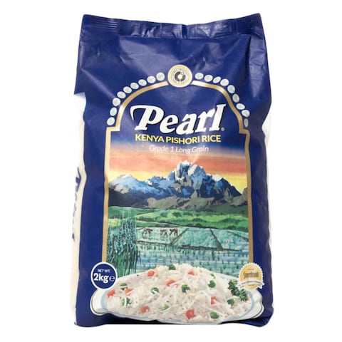 Pearl Grade 1 Long Grain Kenya Pishori Rice 2Kg