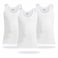 Embrator Underwear Vests For Men - 3 Pieces - Size 4 - White