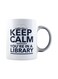 muGGyz Printed Ceramic Coffee Mug White