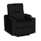 In House Velvet Rocking Cinematic Recliner Chair With Cups Holder - Black - AB08