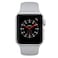 Apple Watch Series-3 38mm GPS+ Cellular Silver Aluminium Case With Fog Sport Band (MQKF2AE/A)